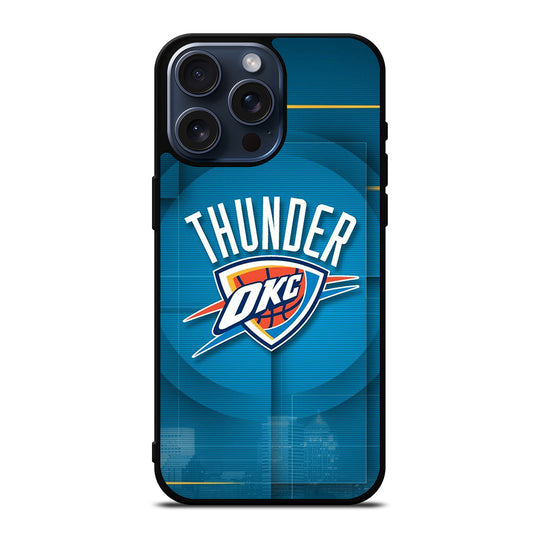 OKLAHOMA CITY THUNDER LOGO 2 iPhone 15 Pro Max Case Cover