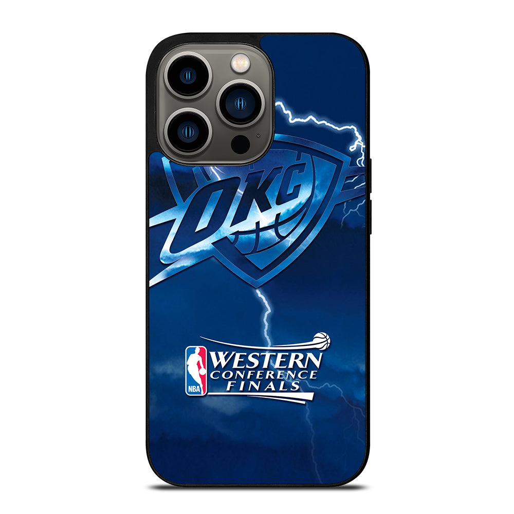 OKLAHOMA CITY THUNDER LOGO 3 iPhone 13 Pro Case Cover