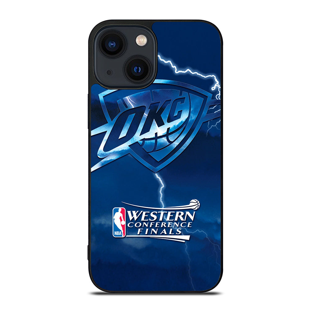 OKLAHOMA CITY THUNDER LOGO 3 iPhone 14 Plus Case Cover