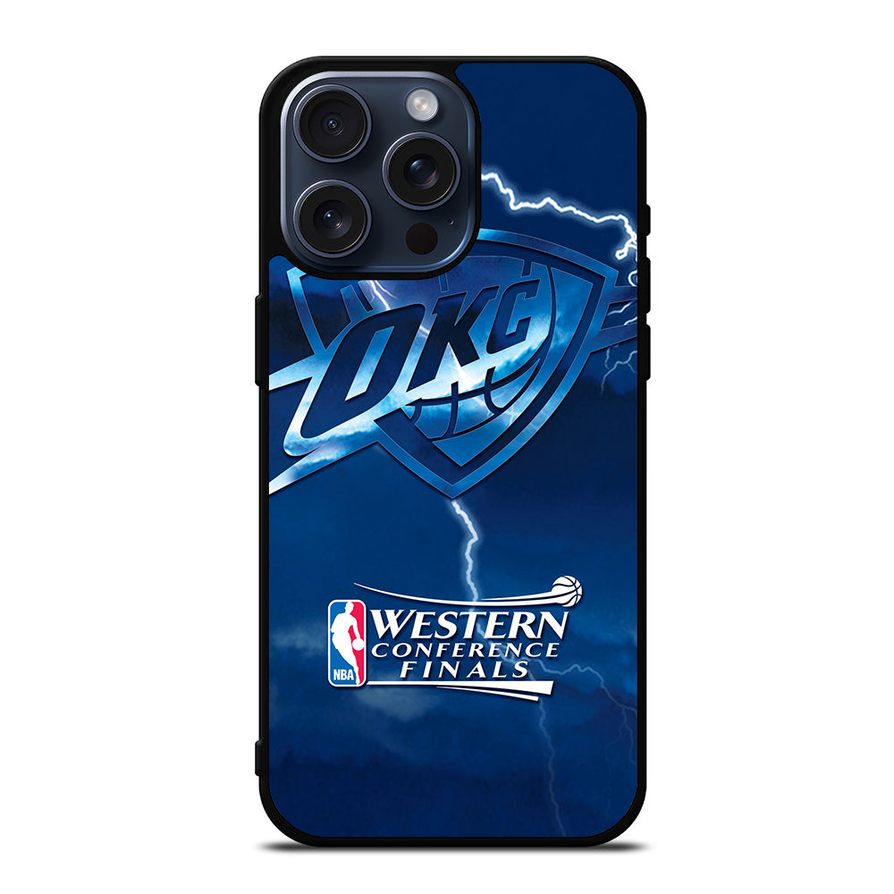 OKLAHOMA CITY THUNDER LOGO 3 iPhone 15 Pro Max Case Cover