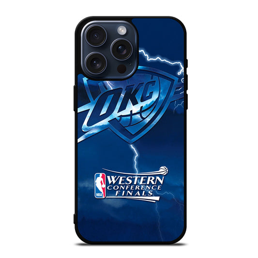 OKLAHOMA CITY THUNDER LOGO 3 iPhone 15 Pro Max Case Cover