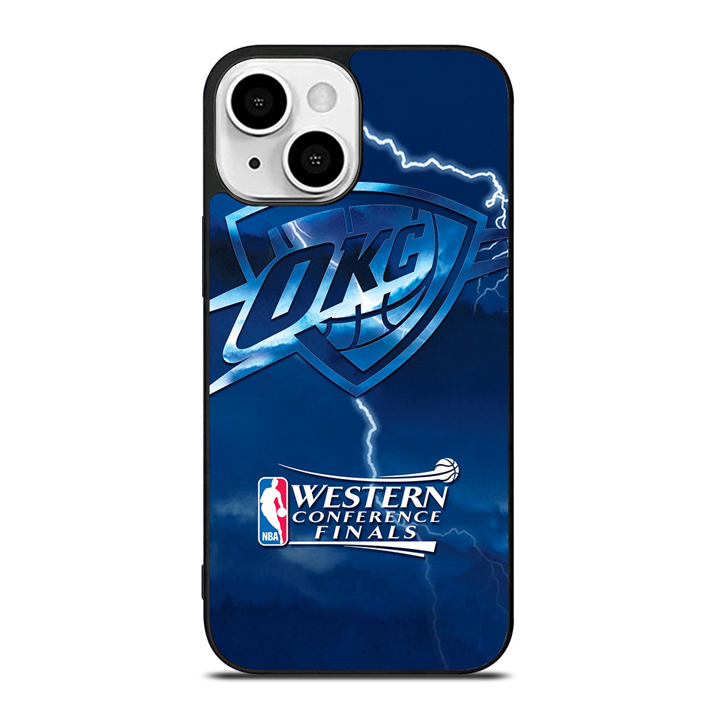 OKLAHOMA CITY THUNDER LOGO 3 iPhone 13 Mini Case Cover