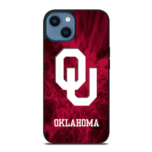 OKLAHOMA SOONERS FOOTBALL TEAM LOGO iPhone 14 Case Cover