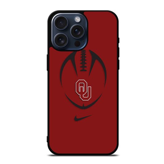 OKLAHOMA SOONERS NFL FOOTBALL iPhone 15 Pro Max Case Cover