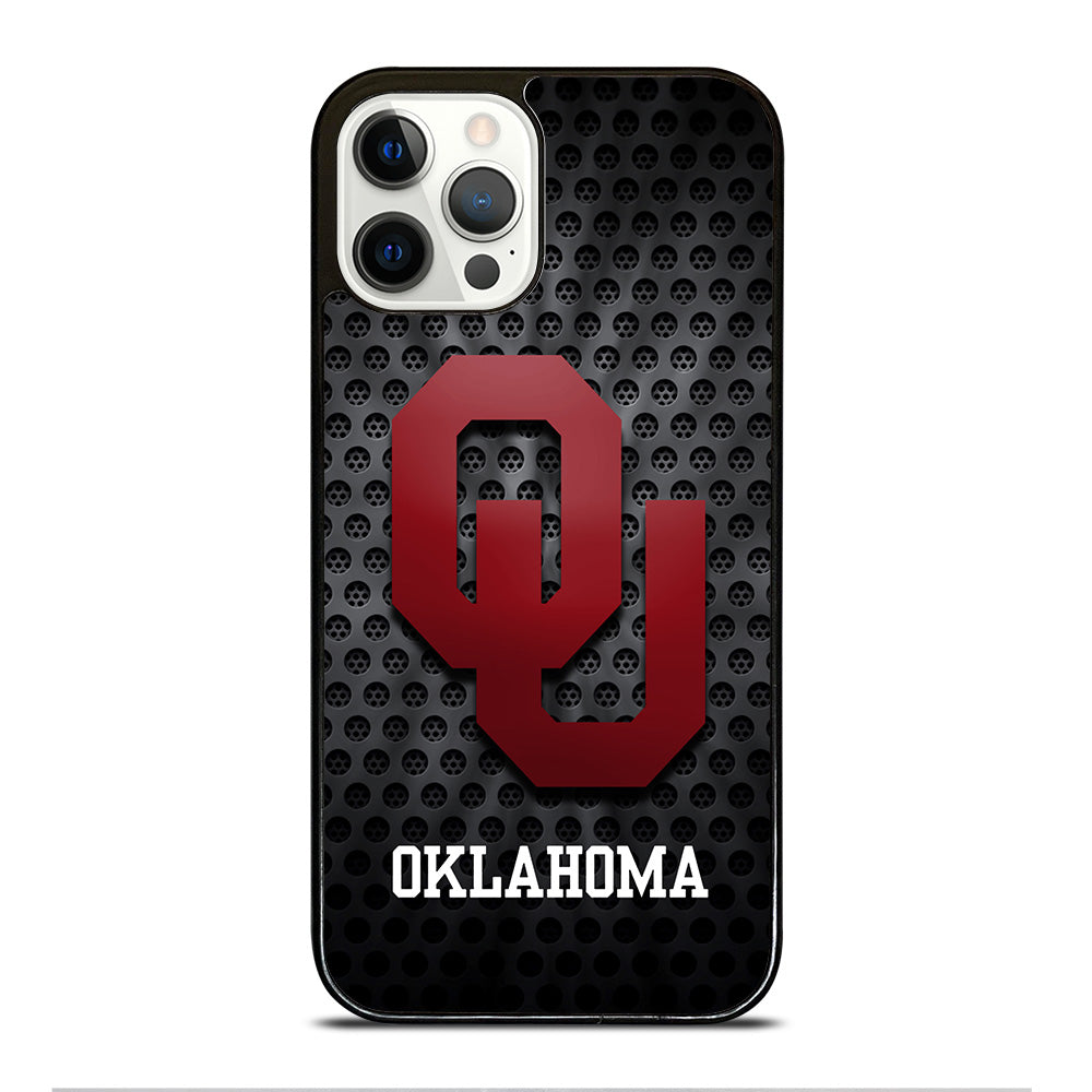 OKLAHOMA SOONERS NFL METAL LOGO iPhone 12 Pro Case Cover