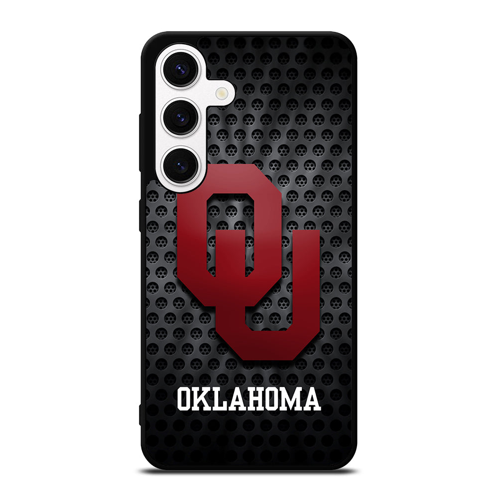 OKLAHOMA SOONERS NFL METAL LOGO Samsung Galaxy S24 Case Cover