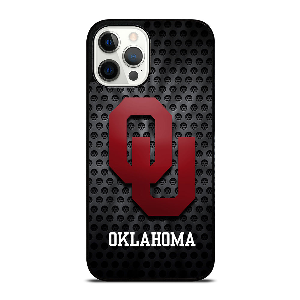 OKLAHOMA SOONERS NFL METAL LOGO iPhone 12 Pro Max Case Cover