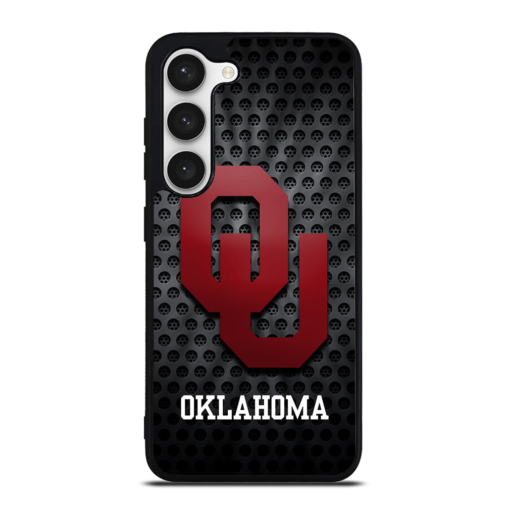 OKLAHOMA SOONERS NFL METAL LOGO Samsung Galaxy S23 Case Cover