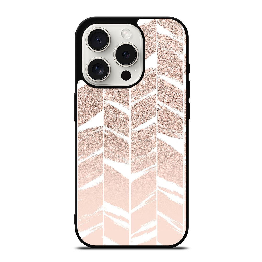OMBRE PASTEL CHEVRON 1 iPhone 15 Pro Case Cover