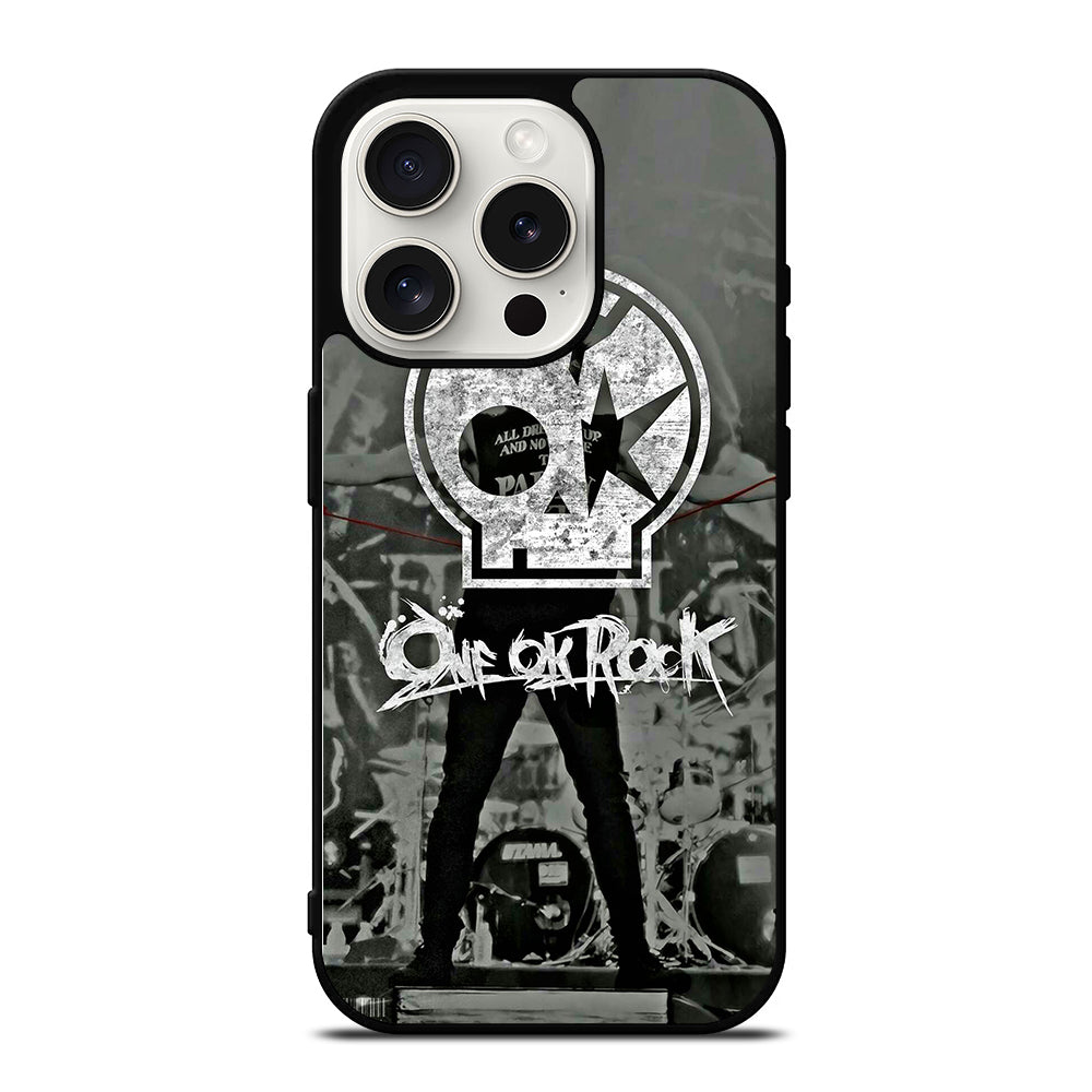 ONE OK ROCK BAND SKULL iPhone 15 Pro Case Cover