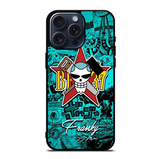 ONE PIECE FRANKY LOGO iPhone 15 Pro Max Case Cover