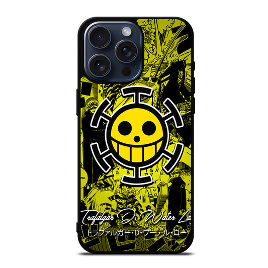 ONE PIECE HEART PIRATES TRAFALGAR D LAW iPhone 15 Pro Max Case Cover