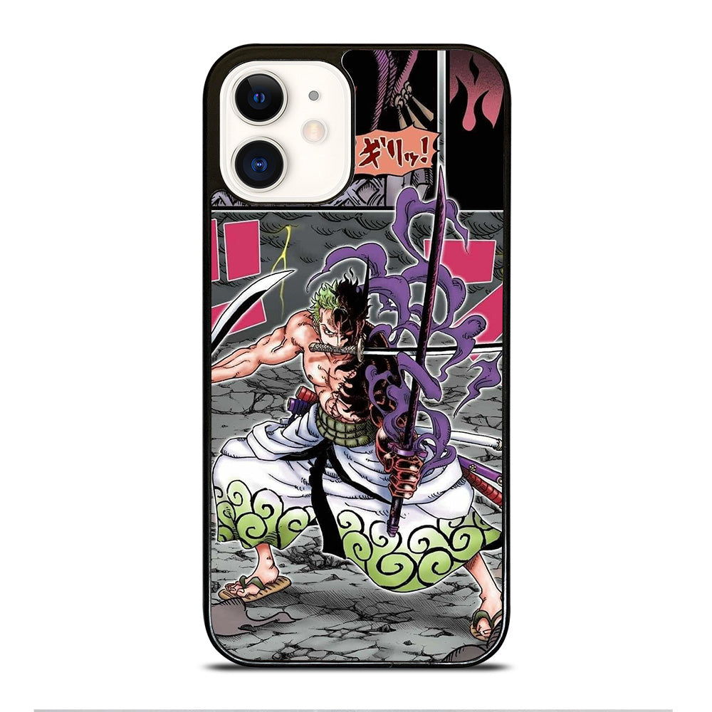 ONE PIECE RORONOA ZORO COMIC iPhone 12 Case Cover