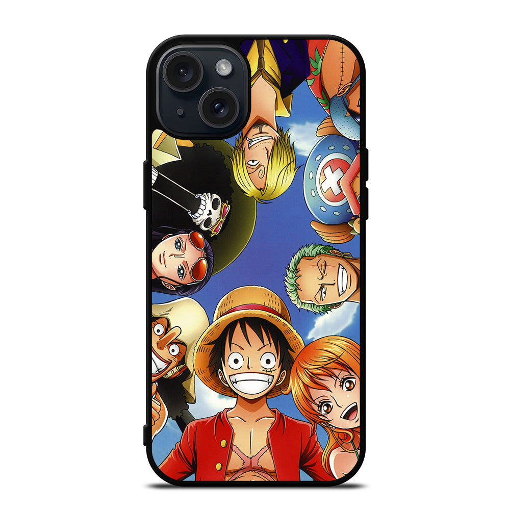 ONE PIECE STRAW HAT PIRATES CREW iPhone 15 Plus Case Cover