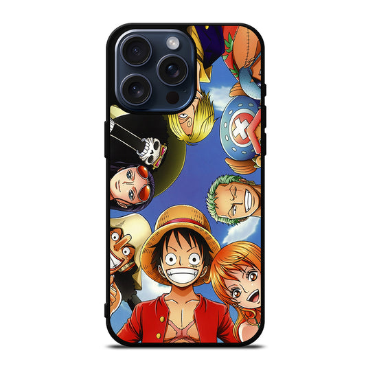 ONE PIECE STRAW HAT PIRATES CREW iPhone 15 Pro Max Case Cover