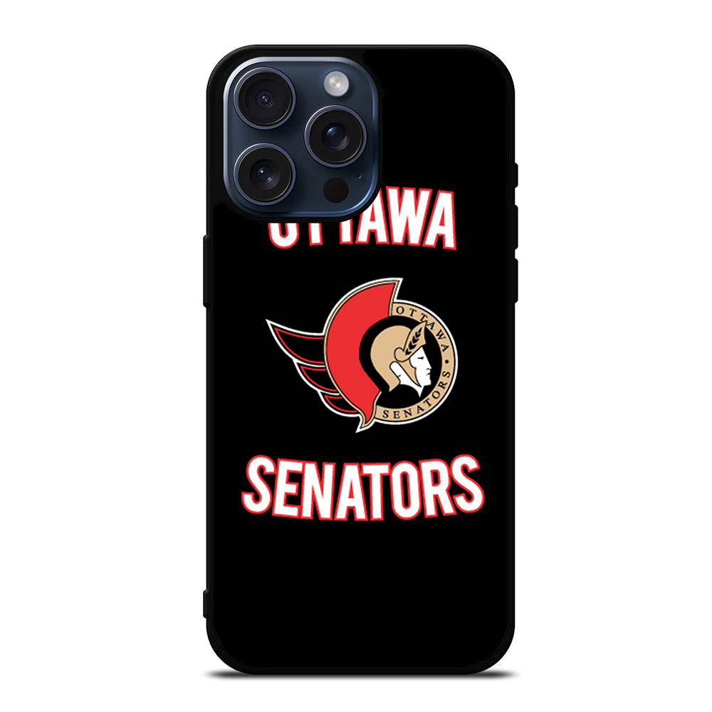 OTTAWA SENATORS HOCKEY 3 iPhone 15 Pro Max Case Cover