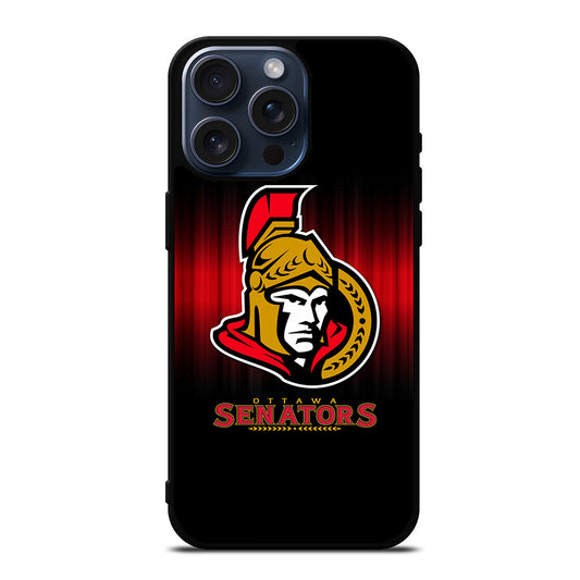 OTTAWA SENATORS HOCKEY LOGO 3 iPhone 15 Pro Max Case Cover