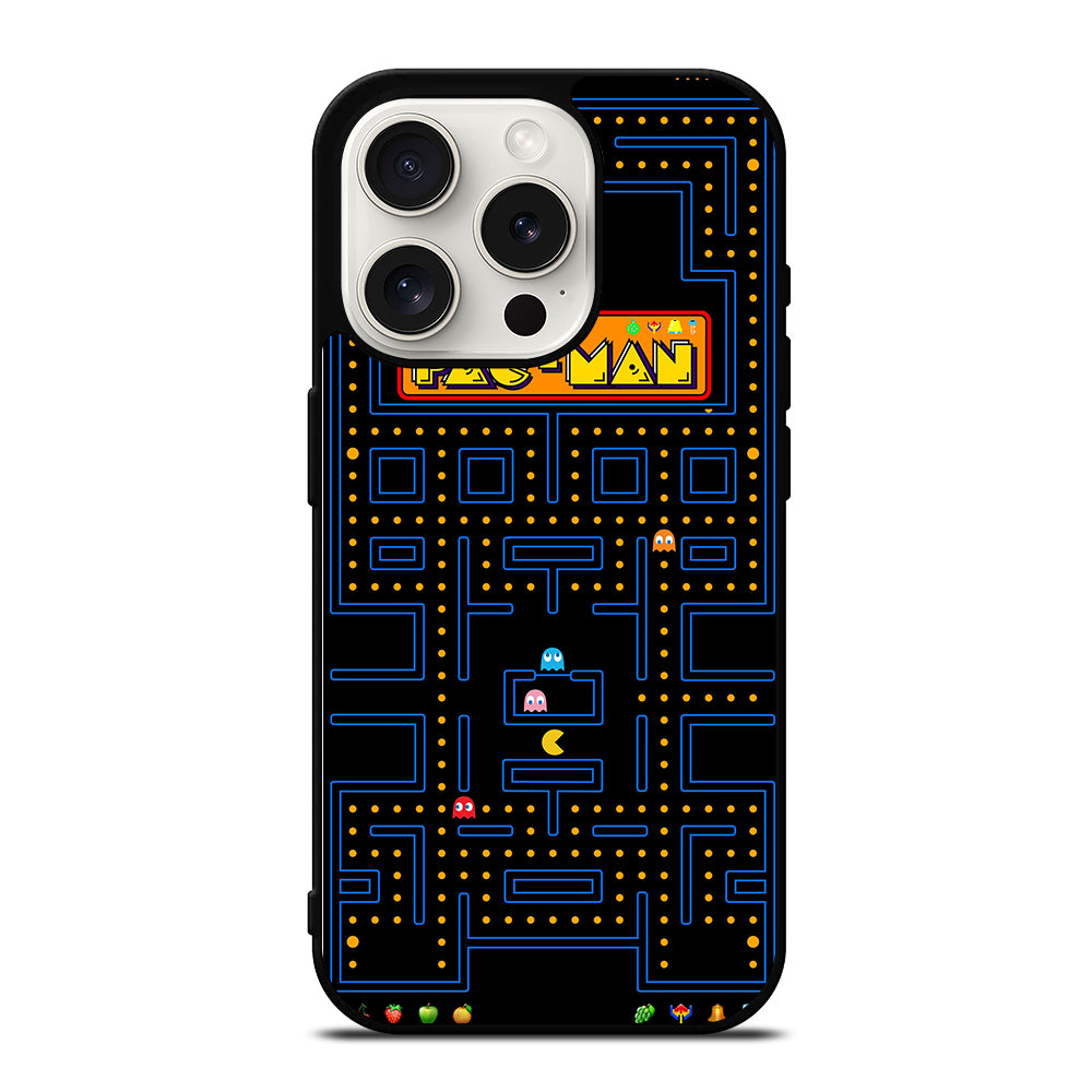 PAC MAN RETRO GAME iPhone 15 Pro Case Cover