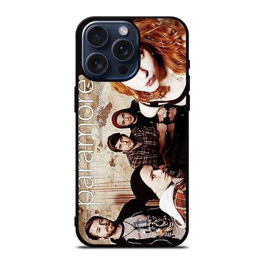PARAMORE BAND POSTER iPhone 15 Pro Max Case Cover