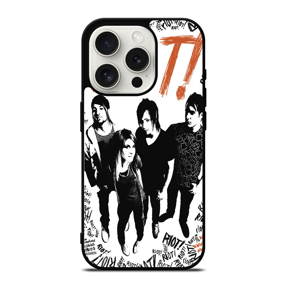 PARAMORE BAND RIOT iPhone 15 Pro Case Cover