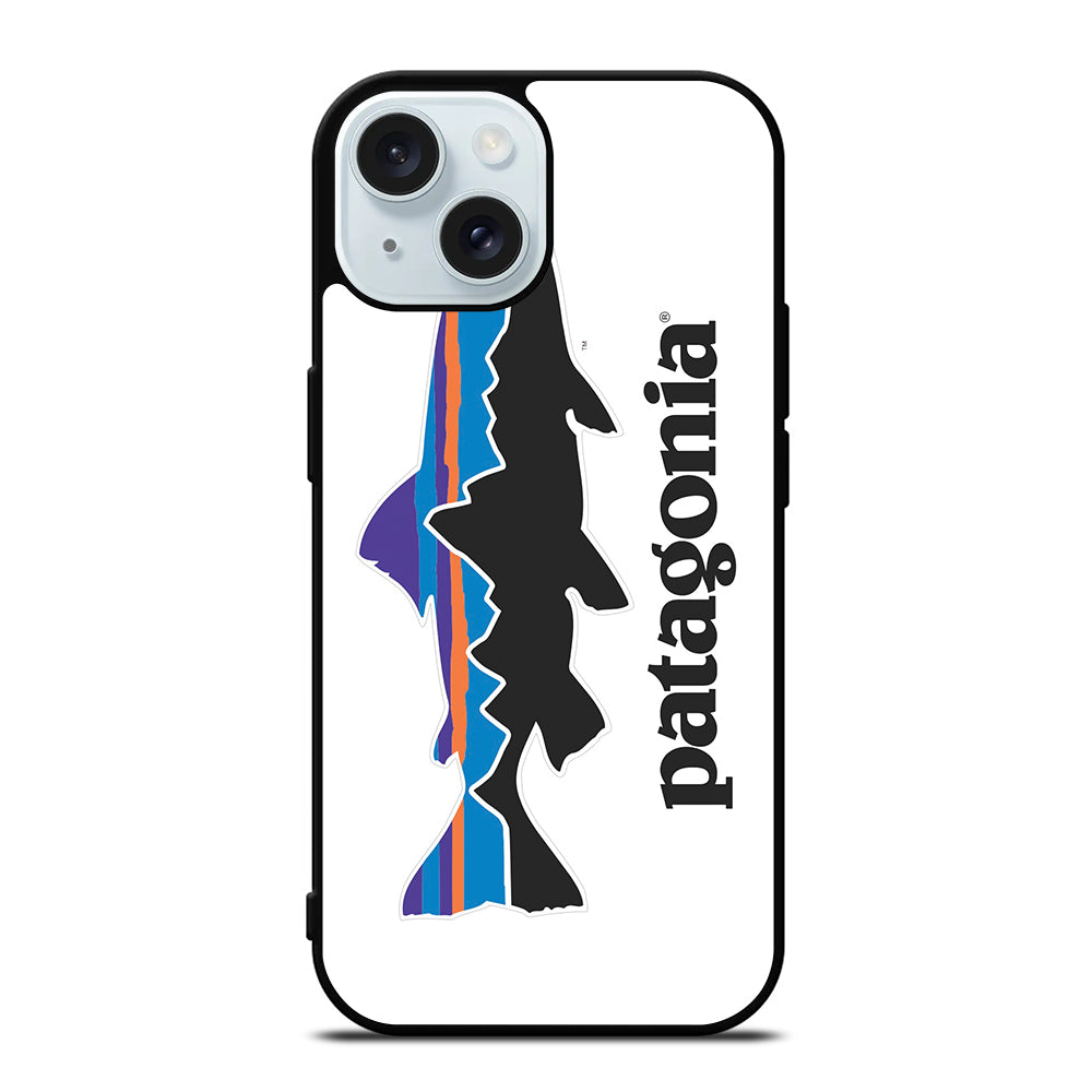 PATAGONIA FISHING LOGO 2 iPhone 15 Case Cover