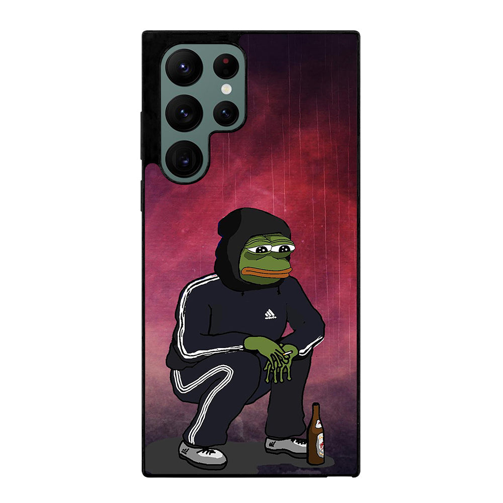 PEPE THE SMUG FROG SAD Samsung Galaxy S22 Ultra Case Cover