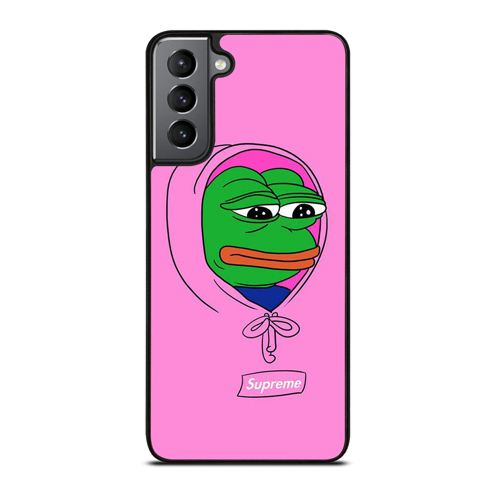 PEPE THE SMUG FROG PINK HOODIE Samsung Galaxy S21 Plus Case Cover