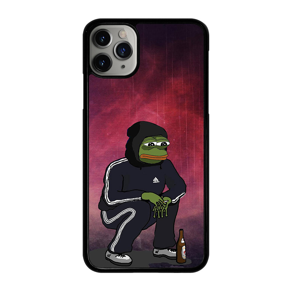 PEPE THE SMUG FROG SAD iPhone 11 Pro Max Case Cover