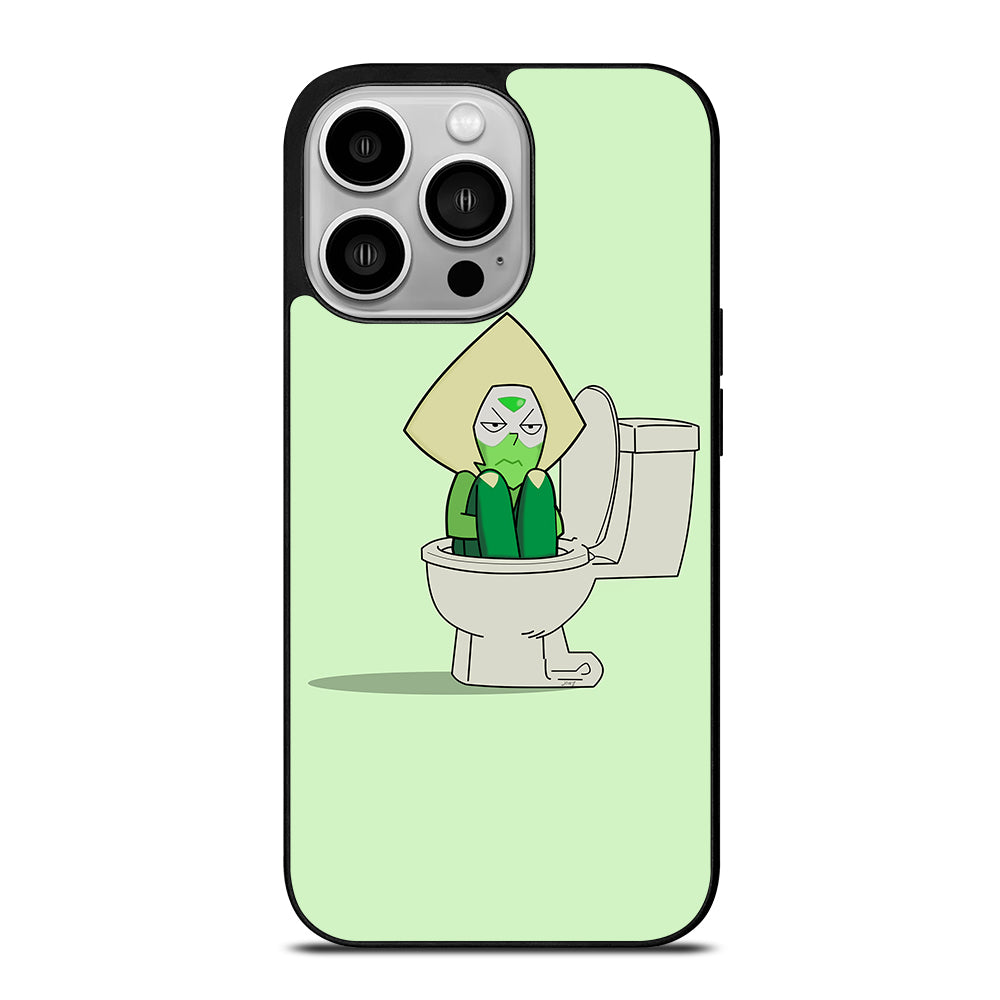 PERIDOT IN TOILET STEVEN UNIVERSE iPhone 14 Pro Case Cover