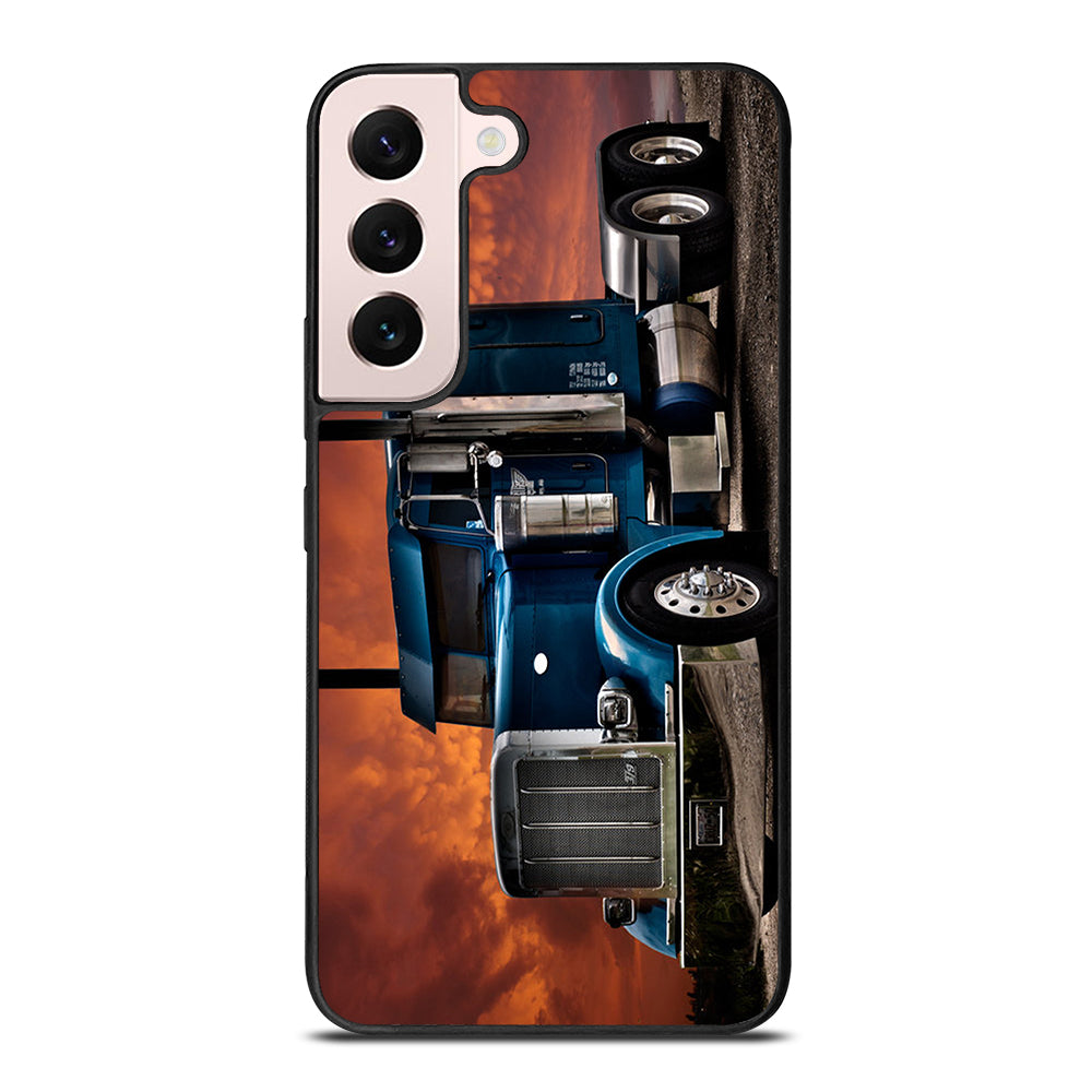 PETERBILT TRUCK BLUE Samsung Galaxy S22 Plus Case Cover