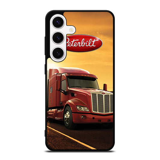 PETERBILT TRUCK RED Samsung Galaxy S24 Case Cover