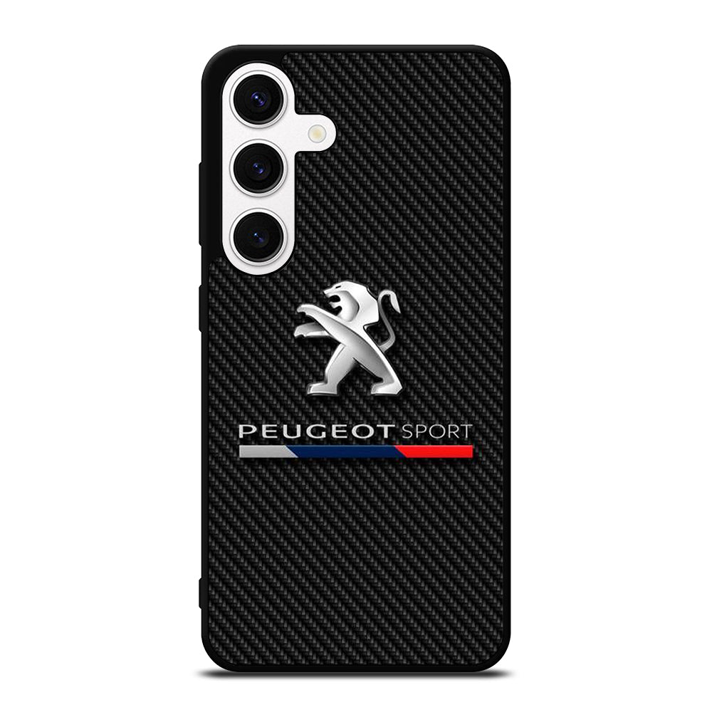 PEUGEOT CARBON LOGO Samsung Galaxy S24 Case Cover