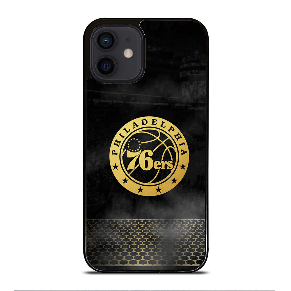 PHILADELPHIA 76ERS GOLD LOGO iPhone 12 Mini Case Cover