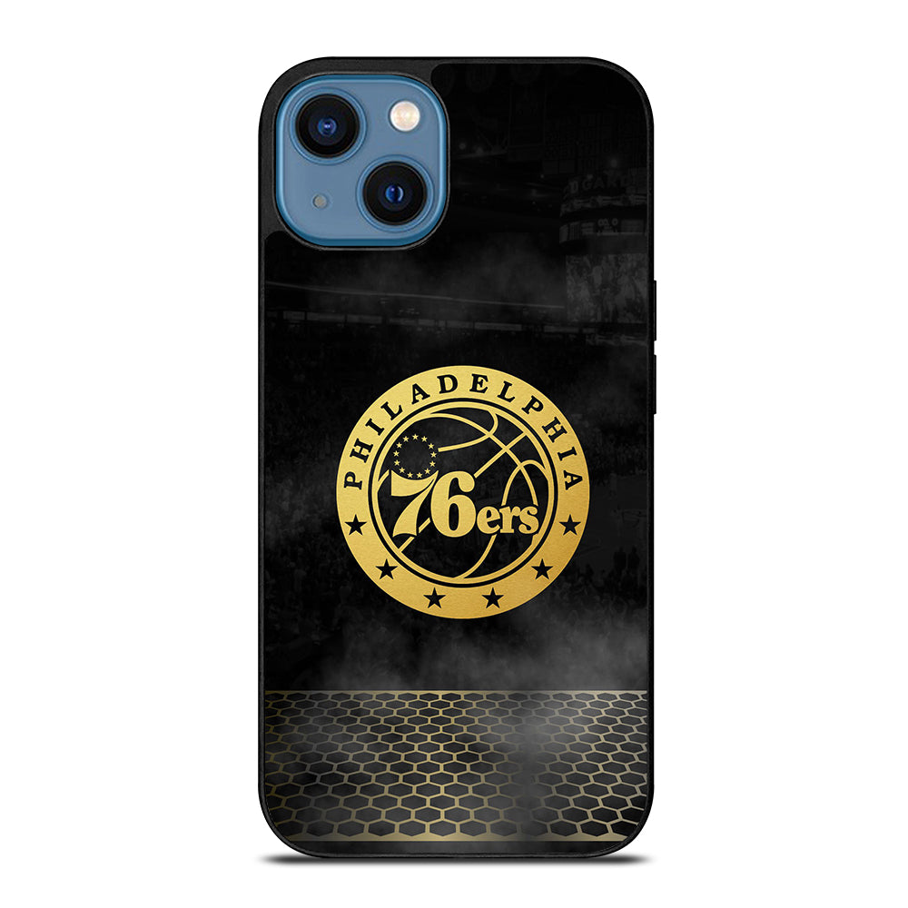 PHILADELPHIA 76ERS GOLD LOGO iPhone 14 Case Cover