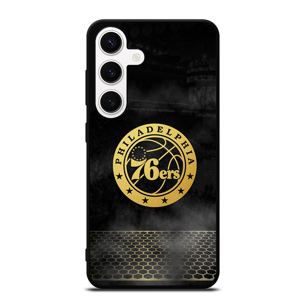 PHILADELPHIA 76ERS GOLD LOGO Samsung Galaxy S24 Case Cover