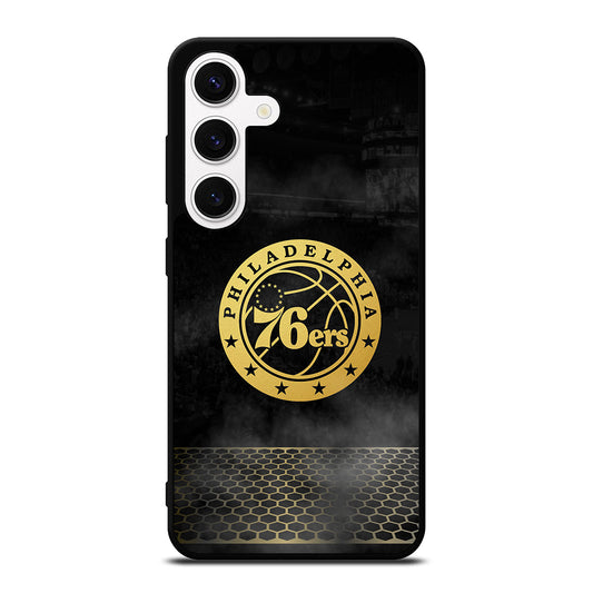 PHILADELPHIA 76ERS GOLD LOGO Samsung Galaxy S24 Case Cover