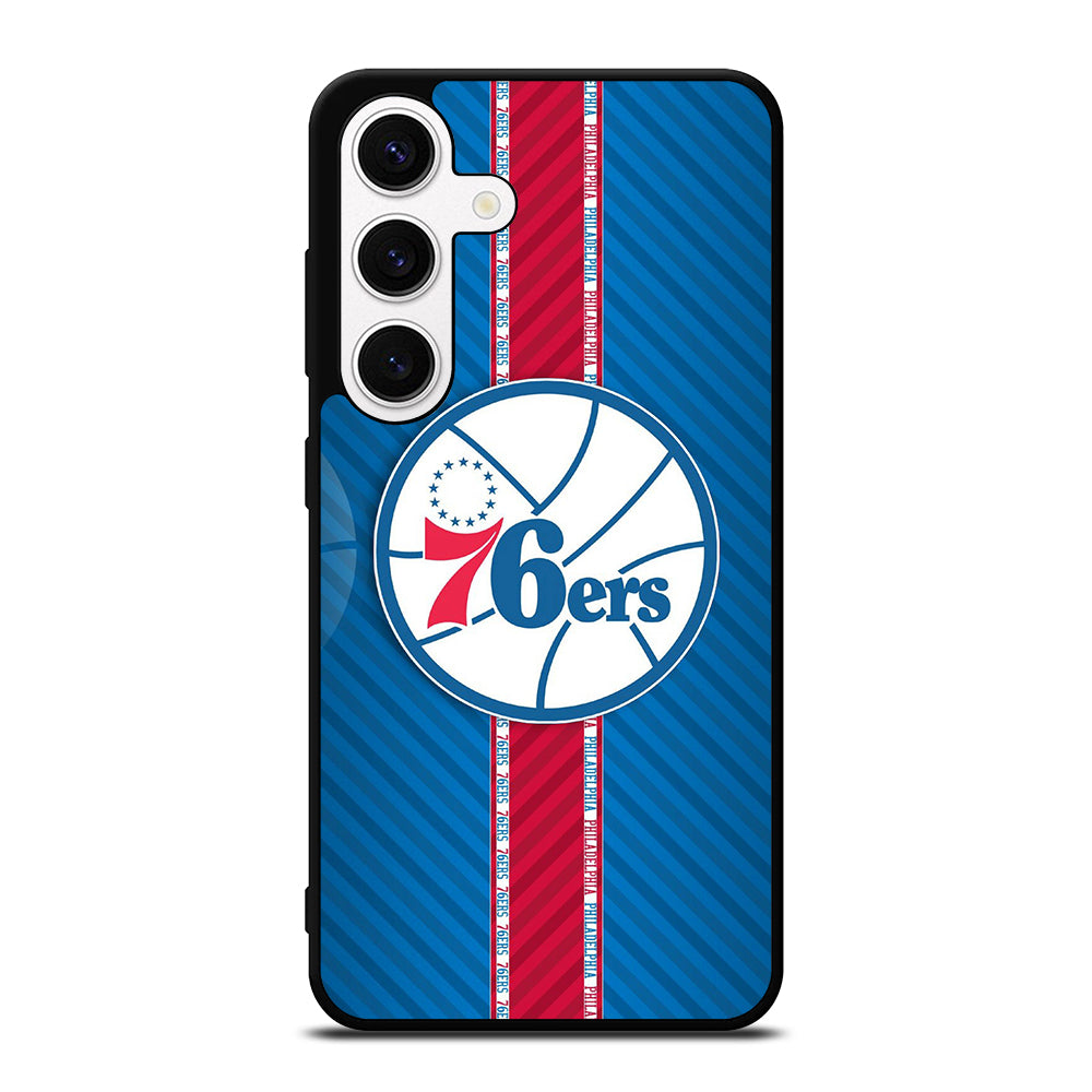 PHILADELPHIA 76ERS STRIPE EMBLEM Samsung Galaxy S24 Case Cover