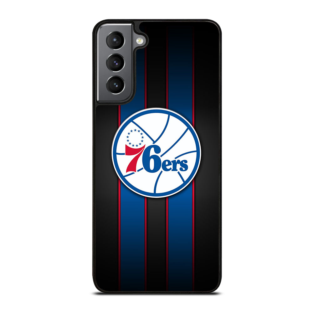 PHILADELPHIA 76ERS STRIPE LOGO Samsung Galaxy S21 Plus Case Cover