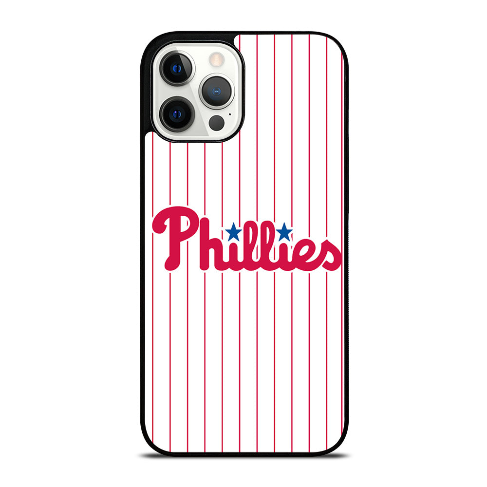 PHILADELPHIA PHILLIES MLB STRIPE iPhone 12 Pro Max Case Cover