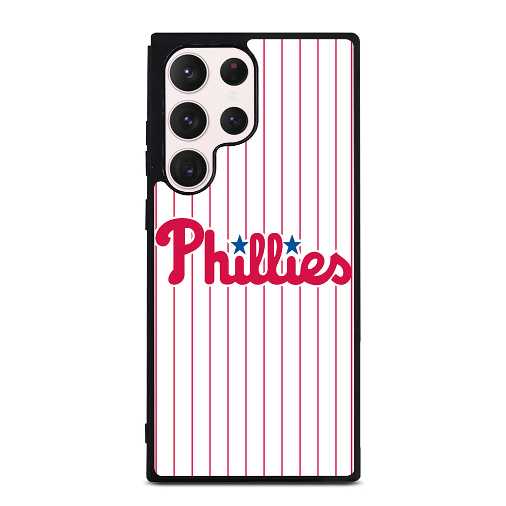 PHILADELPHIA PHILLIES MLB STRIPE Samsung Galaxy S23 Ultra Case Cover