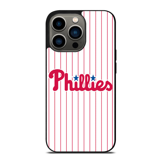 PHILADELPHIA PHILLIES MLB STRIPE iPhone 13 Pro Case Cover