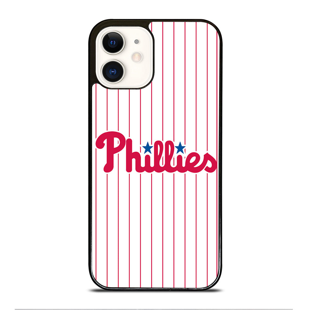 PHILADELPHIA PHILLIES MLB STRIPE iPhone 12 Case Cover