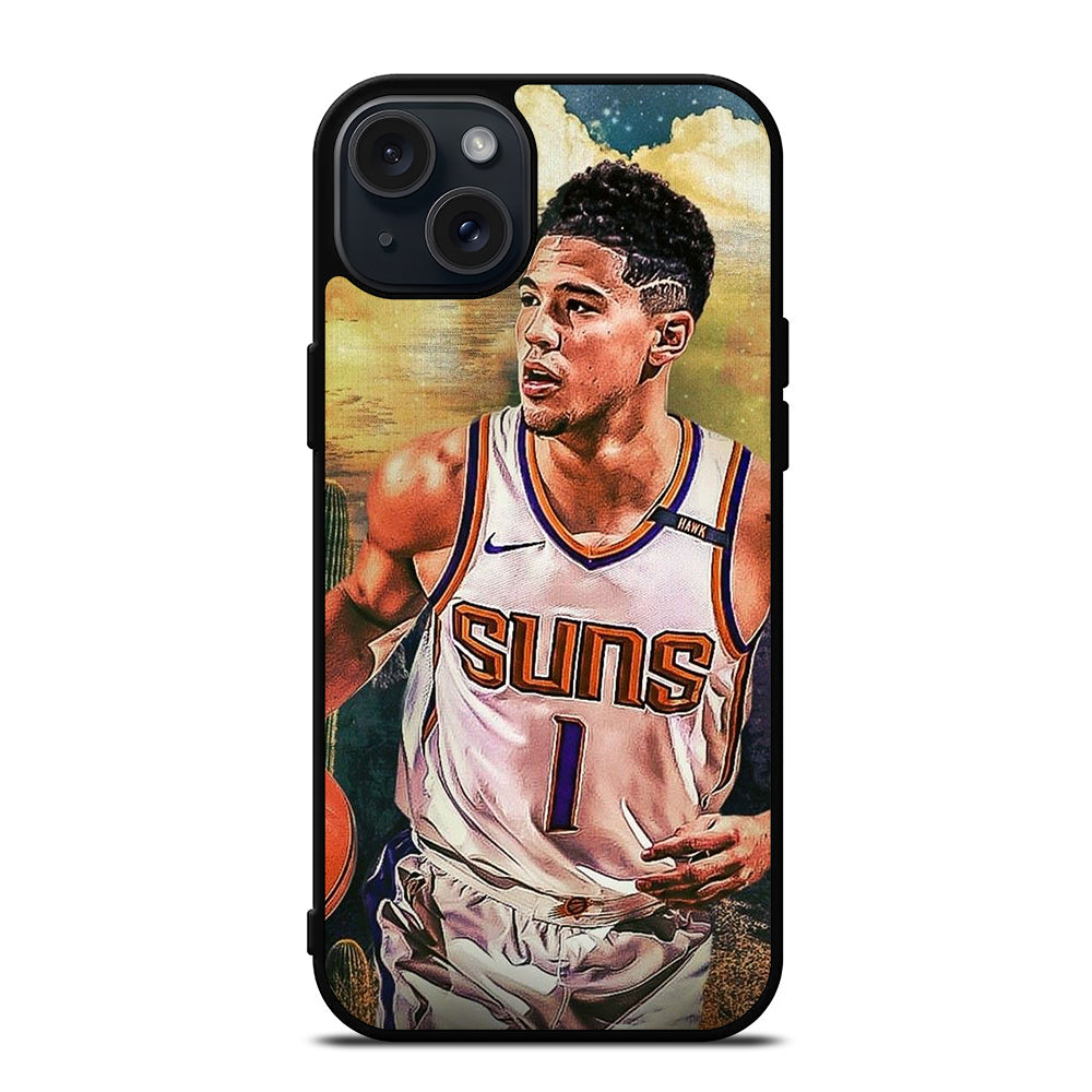 PHOENIX SUNS DEVIN BOOKER BASKETBALL iPhone 15 Plus Case Cover