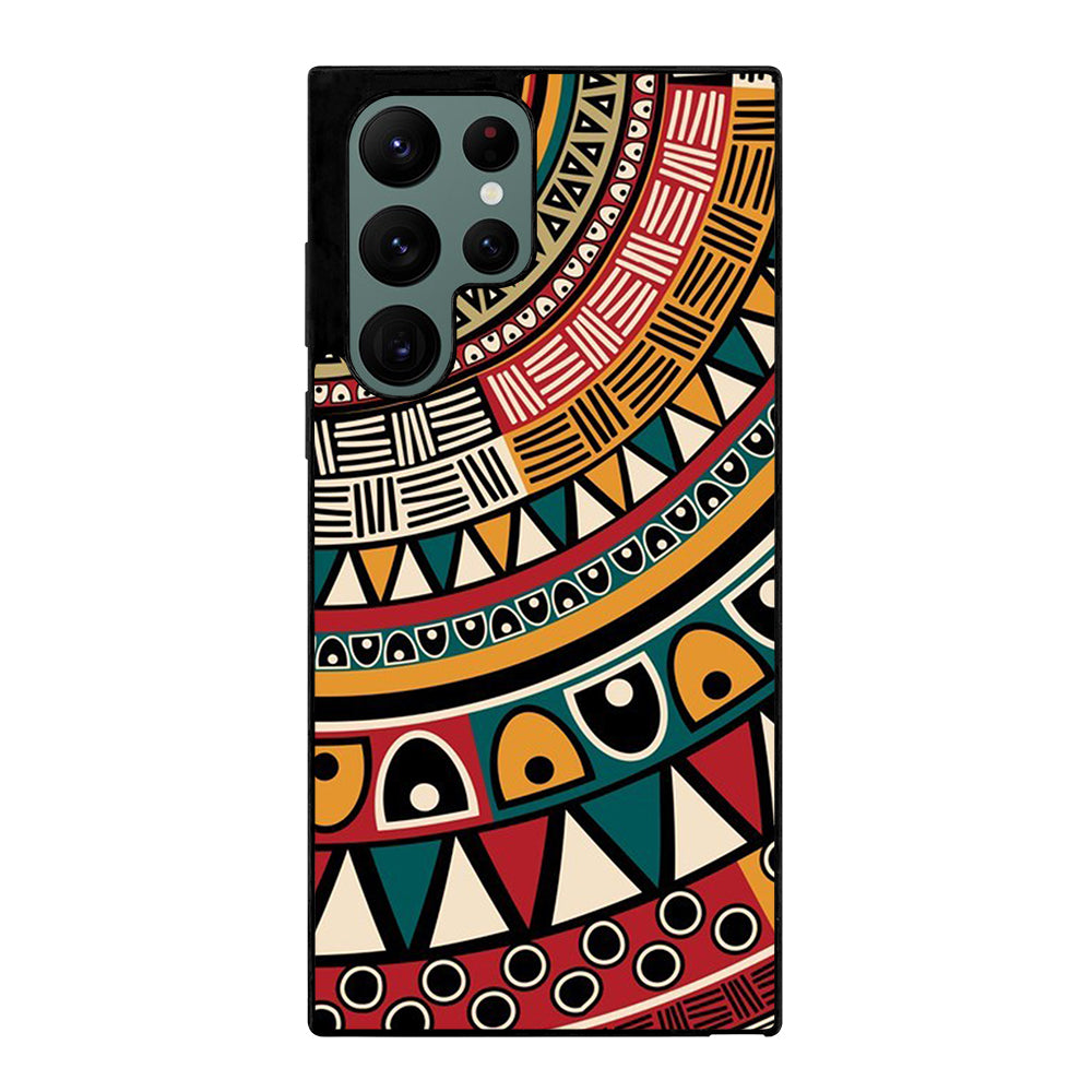 PIECE TRIBAL PATTERN ART Samsung Galaxy S22 Ultra Case Cover