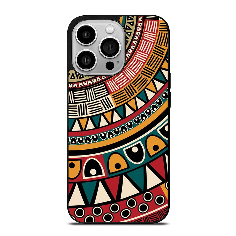 PIECE TRIBAL PATTERN ART iPhone 14 Pro Case Cover