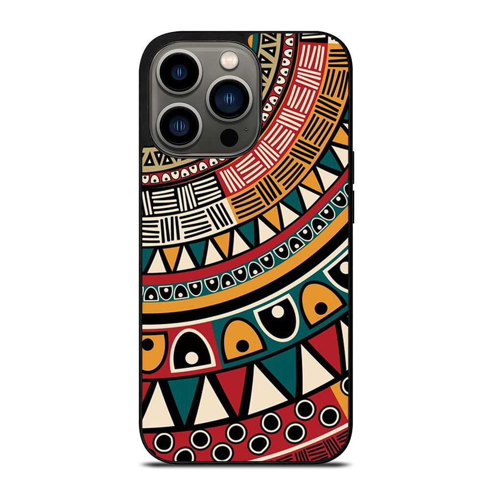 PIECE TRIBAL PATTERN ART iPhone 13 Pro Case Cover