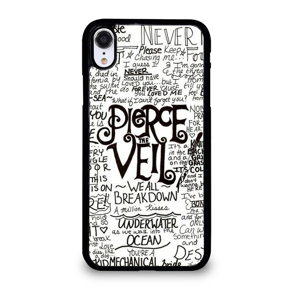 PIERCE THE VEIL LYRIC iPhone XR Case Cover – casecentro