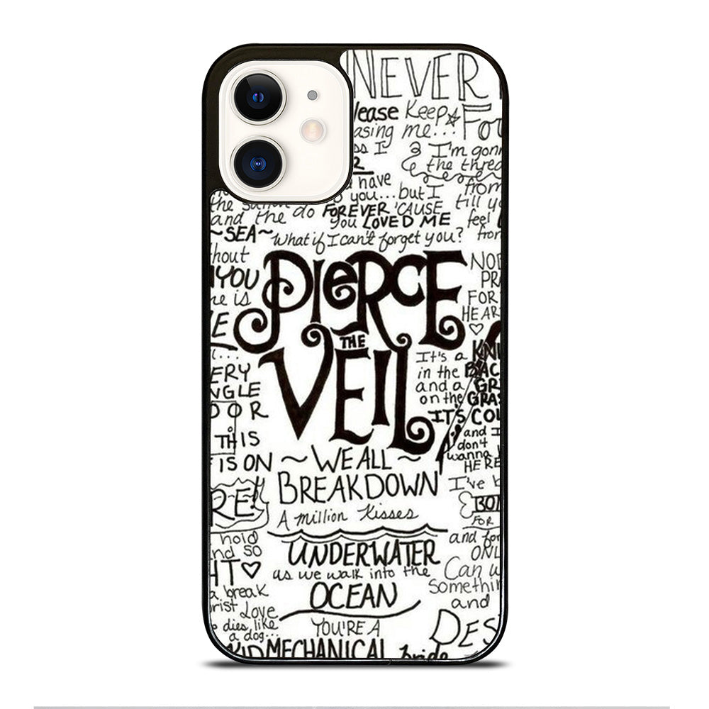 PIERCE THE VEIL LYRIC iPhone 12 Case Cover