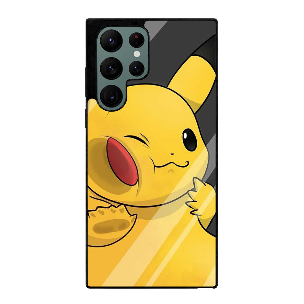 PIKACHU CUTE CARTOON Samsung Galaxy S22 Ultra Case Cover
