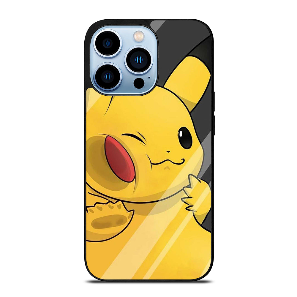 PIKACHU CUTE CARTOON iPhone 13 Pro Max Case Cover